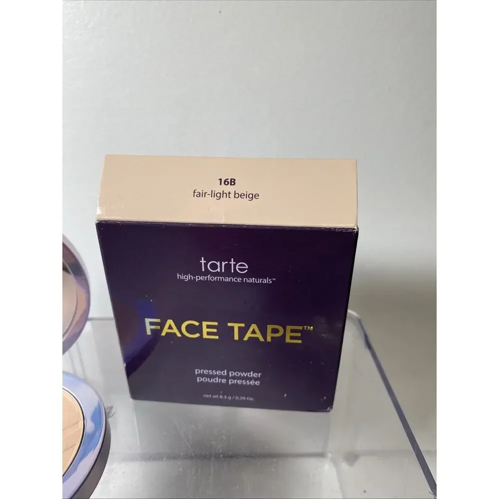 TARTE Shape Tape Powder Foundation 8.3 / 0.29 oz | 16B fair light Beige- Read